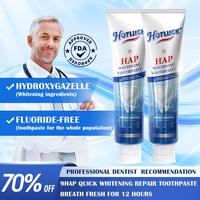 Hotluck Hydroxyapatite Toothpaste – Fluoride-Free, Whitens Teeth, Protects Against Cavities, and Strengthens Enamel