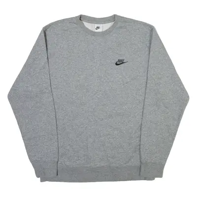 NIKE Mens Sweatshirt Grey M