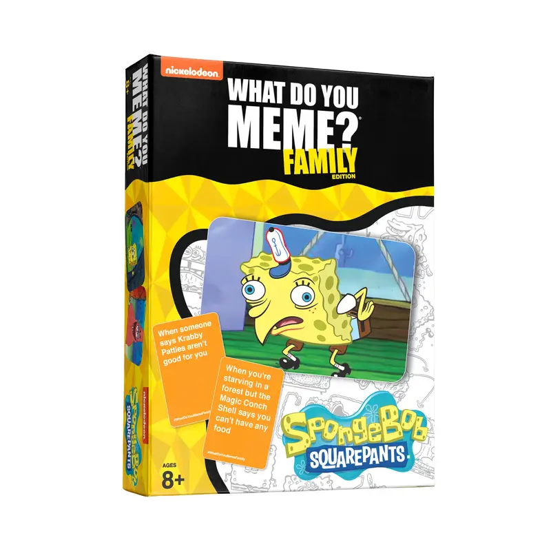 What Do You Meme? SpongeBob Family Edition - Funny Meme Game for Kids, Teens & Families