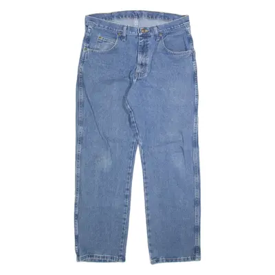 WRANGLER Mens Jeans Blue Regular Straight W34 L30