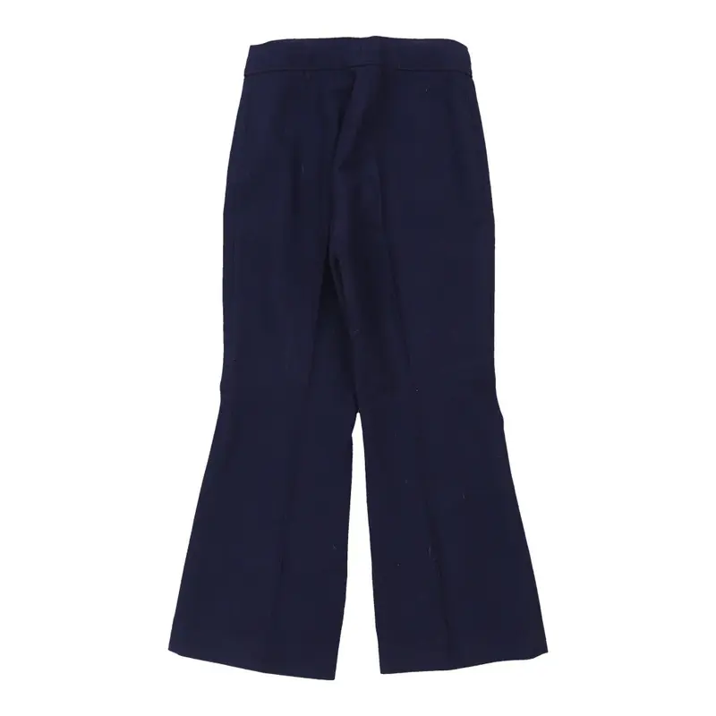 Unbranded Trousers - 26W UK 6 Blue Wool