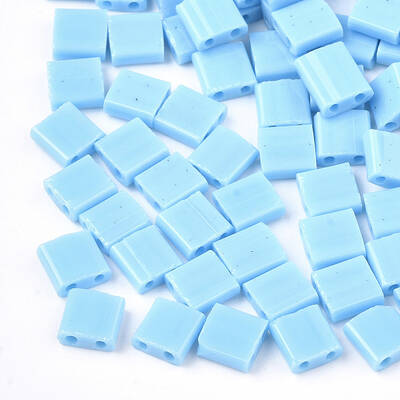2-Hole Opaque Glass Seed Beads