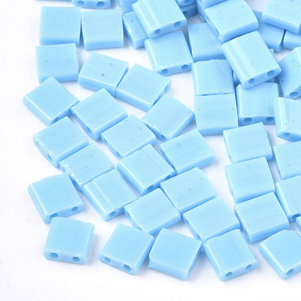 2-Hole Opaque Glass Seed Beads
