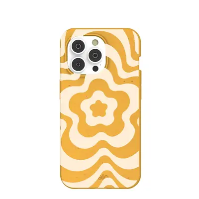 Honey Morning Flower iPhone 14 Pro Case