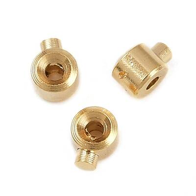 Brass Crimp Beads