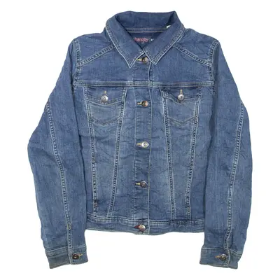 WRANGLER Womens Denim Jacket Blue M