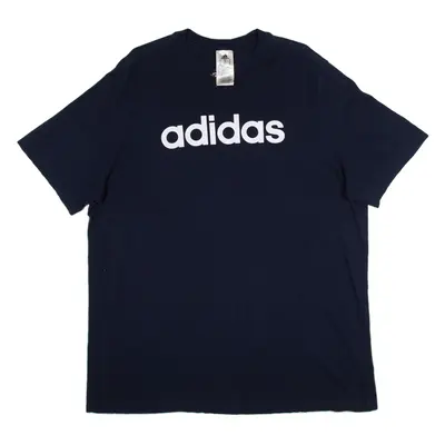 ADIDAS Mens T-Shirt Blue XL