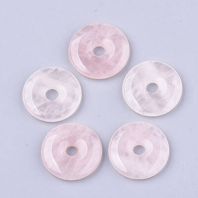 Natural Rose Quartz Pendants