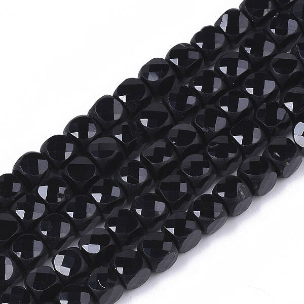 Natural Black Spinel Beads Strands
