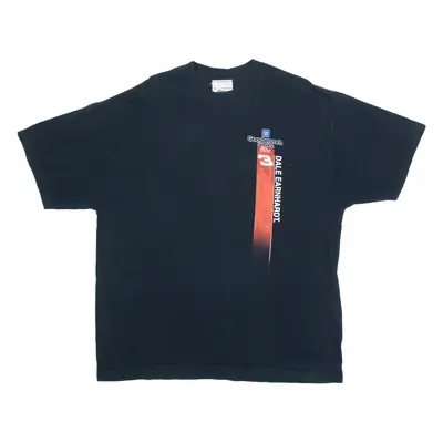 WINNER'S CIRCLE Dale Earnhardt 3 NASCAR Mens T-Shirt Blue USA XL