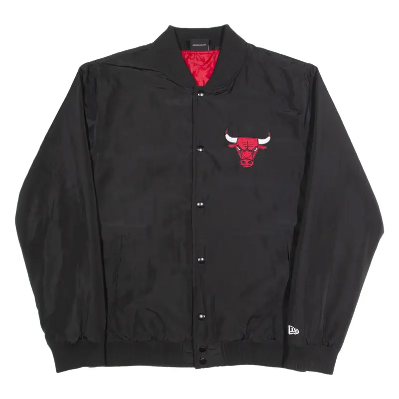 NEW ERA Chicago Bulls Mens Bomber Jacket Black USA L