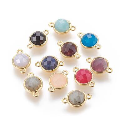 Natural Gemstone Links connectors