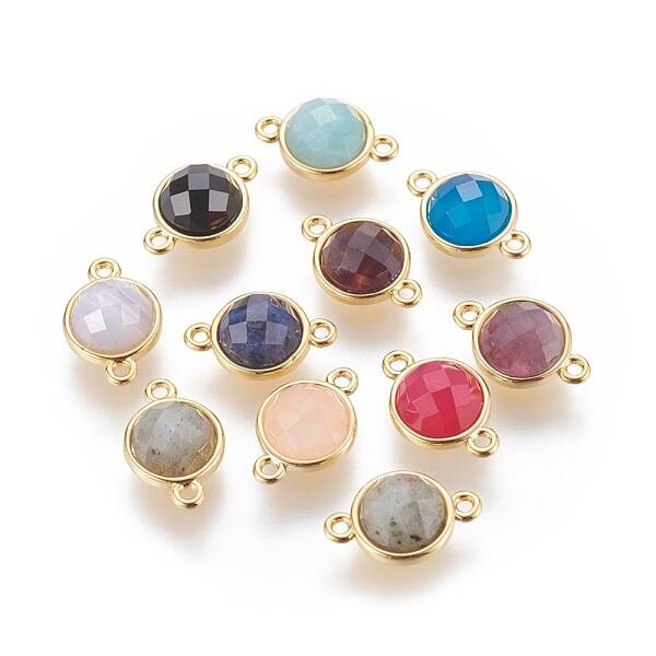 Natural Gemstone Links connectors