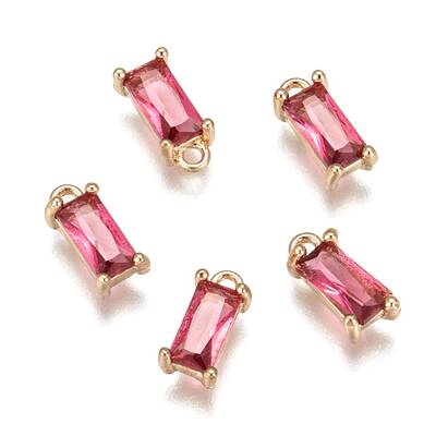 Transparent Glass Charms