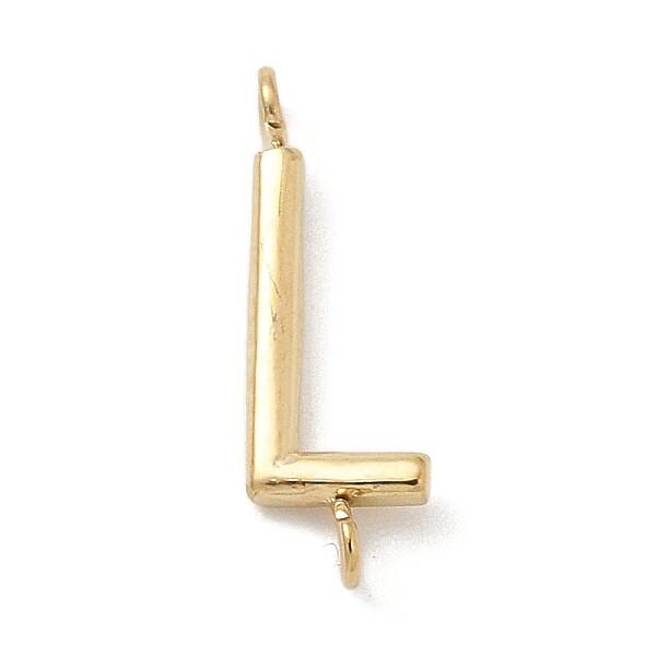 304 Stainless Steel Letter Connector Charms