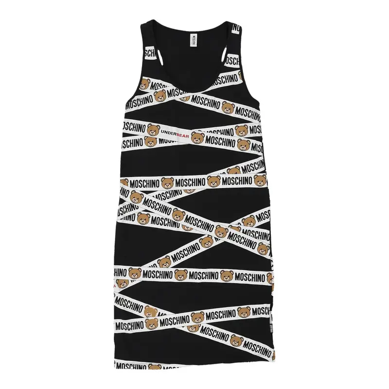 Moschino Dress - Small Black Cotton | Size: small