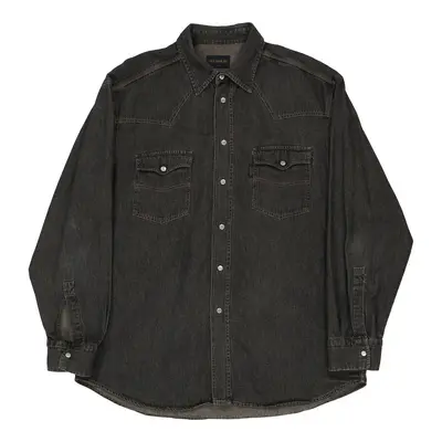 Wampum Denim Shirt - 2XL Dark Wash Cotton