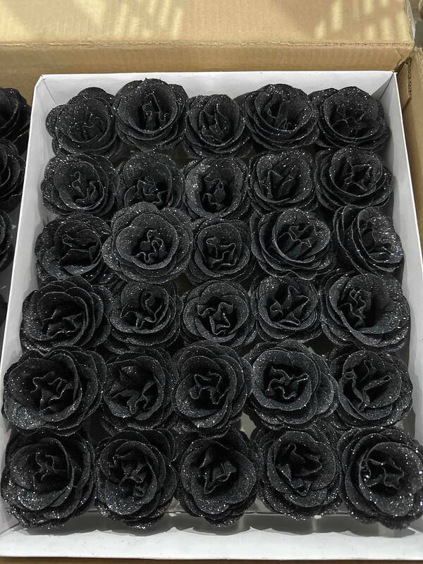 Personalized Valentine's Day Bridal Bouquet Preserved Fresh Flower | Color: Black | style: 1 Flower