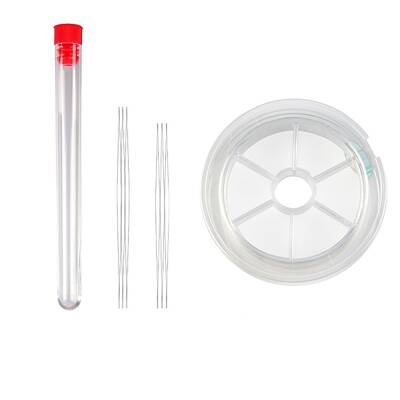 Stainless Steel Collapsible Big Eye Beading Needles