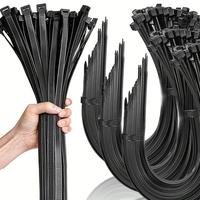 Cable Ties, 100pcs Nylon Zip Tie Straps with Water-resistant, Non-slip, Break Resistant Features for Home, Office, and Indust...