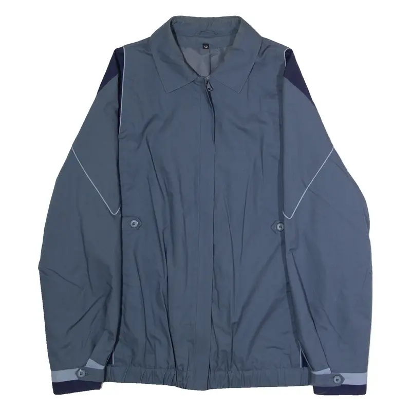 FUCHS AND SCHMIDT Mens Jacket Blue 80s Colourblock M