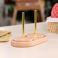 Wooden Yarn Holder, Yarn Ball Holder for Knitting, Wood Yarn Holder for Crocheting, Thread Holder, Yarn Spindle Dispenser Acc...