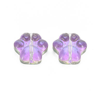 Electroplate Transparent Glass Beads