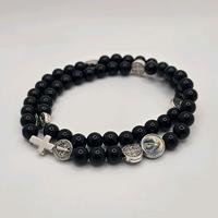Stretchy Rosary Wrap Bracelet