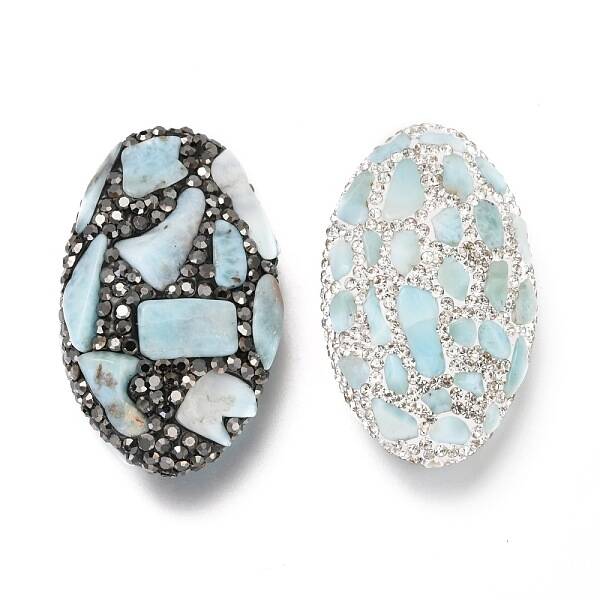 Natural Larimar Beads