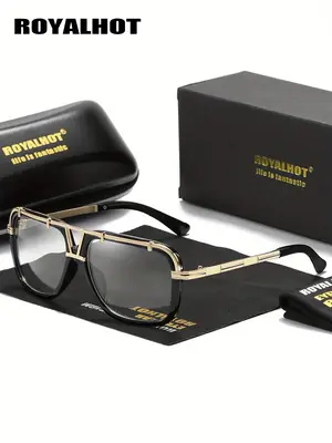 1 Pair Summer Top Bar Design Sunglasses, New Personality Travel Accessories for Women & Men, Lightweight and Durable for Outd...