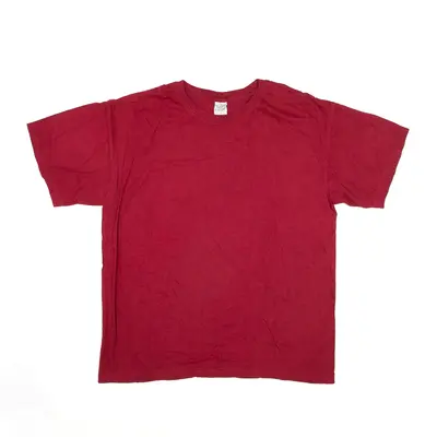 KEYA T-Shirt Red Short Sleeve Mens L
