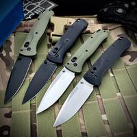 535 Bugout Folding Knives D2 Blade with G10 Handle Multi-purpose Tools for Outdoor Camping Hiking EDC for Men and Women