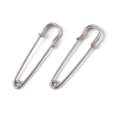 Non-Tarnish 304 Stainless Steel Safety Pins Brooch Findings