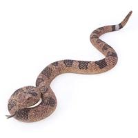 Realistic Fake Snakes Toy Soft Rubber Snake Figure Garden Snake Scare Birds and Squirrels, Rattlesnake Toy Figurines Stress R...