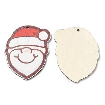 Single Face Printed Wood Big Pendants