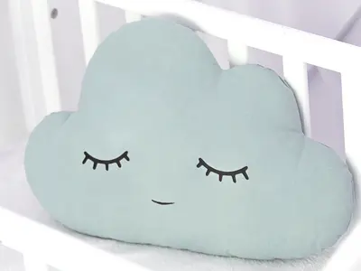 Dusty Mint Cloud Pillow