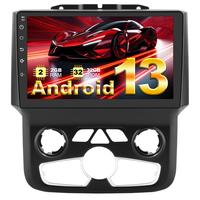 AWESAFE Car Stereo for Dodge RAM 1500 2500 3500 2013-2018 Automatic AC, 9 Inch Touch Screen Radio with Wireless CarPlay Andro...