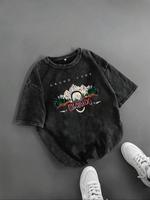 Men's Colorado Graphic Print Round Neck Tee, Regular Fit Casual Short Sleeve T-shirt, Men's Summer Top for Daily Wear, Tropic...