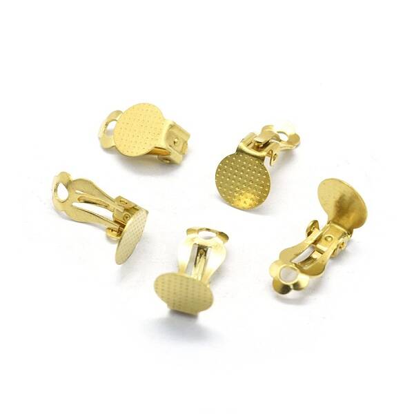 Brass Clip-on Earrings Findings