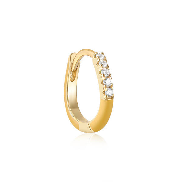 925 Sterling Silver Star Hoop Earrings