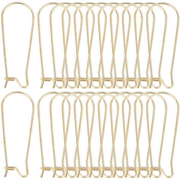 120Pcs 304 Stainless Steel Hoop Earring Findings
