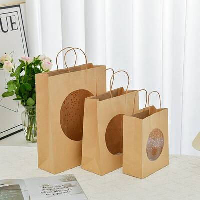 Folding Cardboard Paper Gift Tote Bags