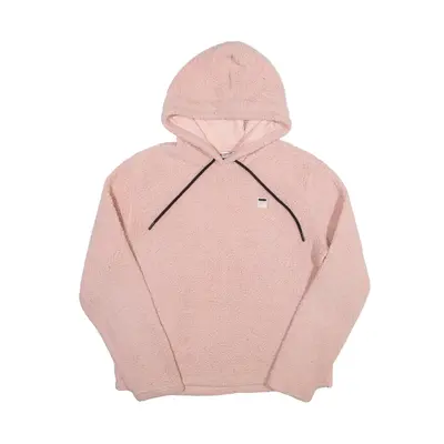 FILA Fluffy Hoodie Pink Pullover Womens M