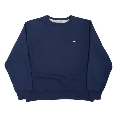 NIKE Mens Sweatshirt Blue M