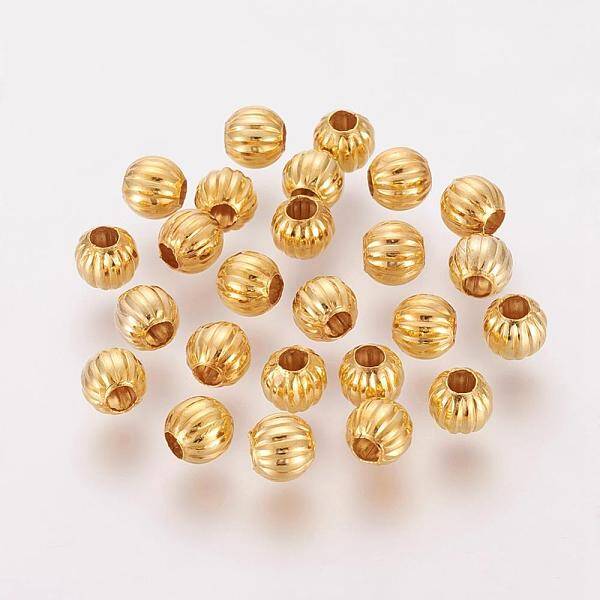 Iron Corrugated Beads