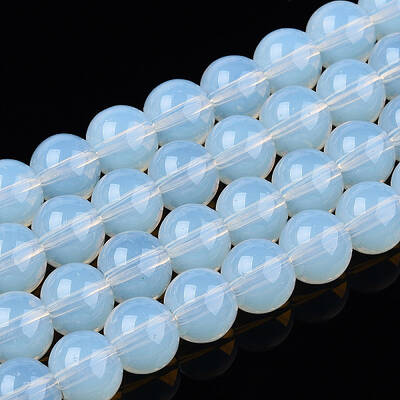 Transparent Glass Beads Strands