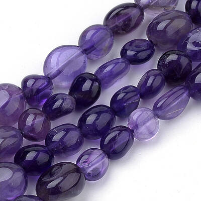 Natural Amethyst Beads Strands