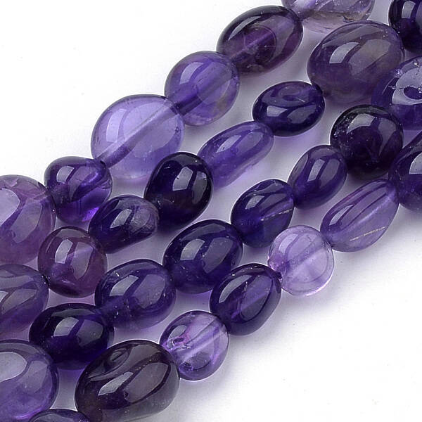 Natural Amethyst Beads Strands