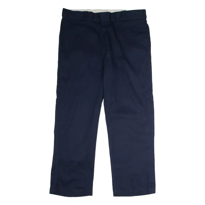 DICKIES 874 Flex Workwear Mens Twill Trousers Blue Classic Straight W38 L30