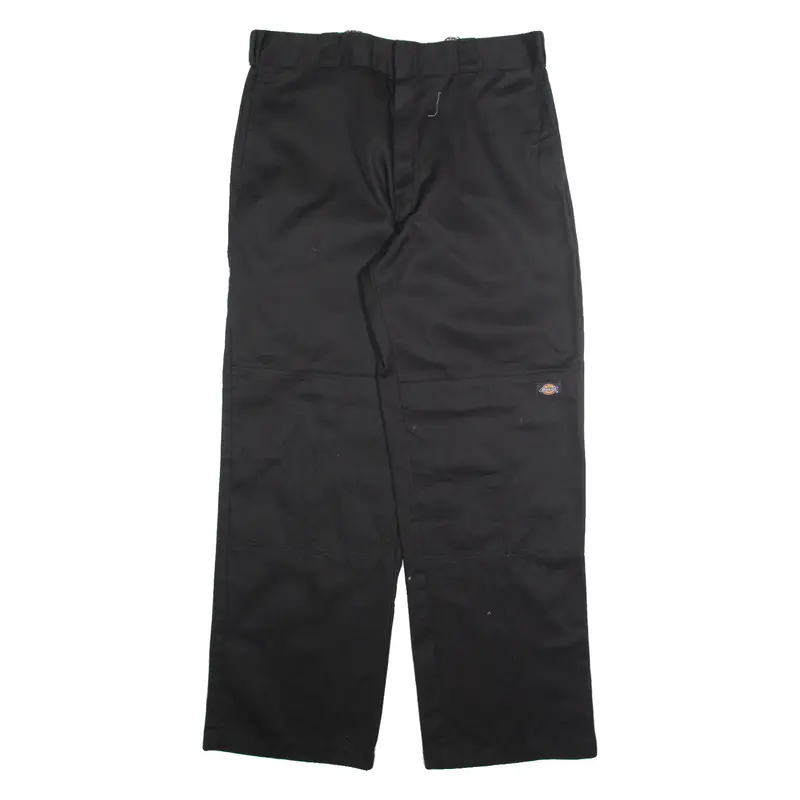 DICKIES Chino Mens Trousers Black Regular Straight W36 L31